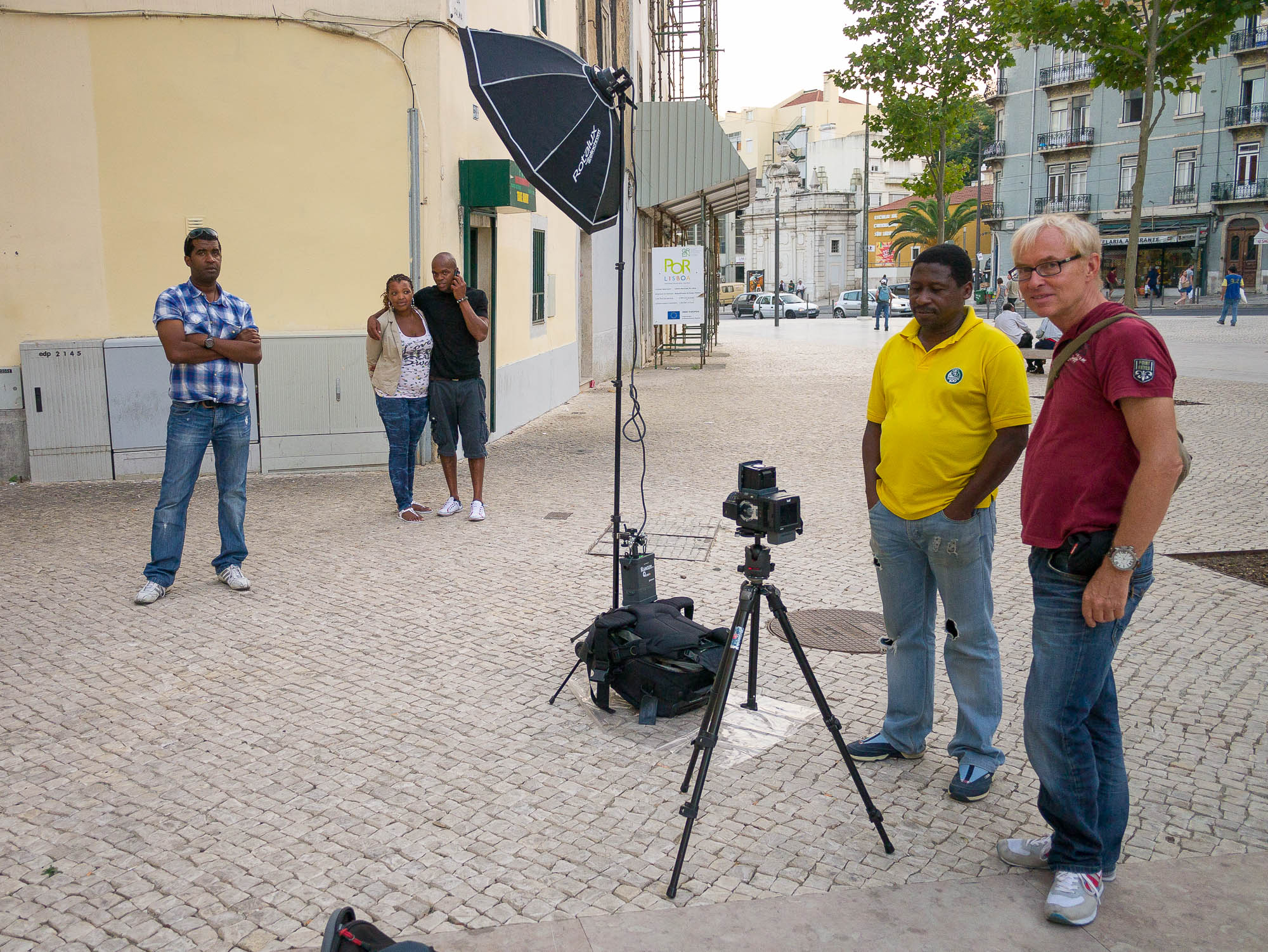 working in Lisbon