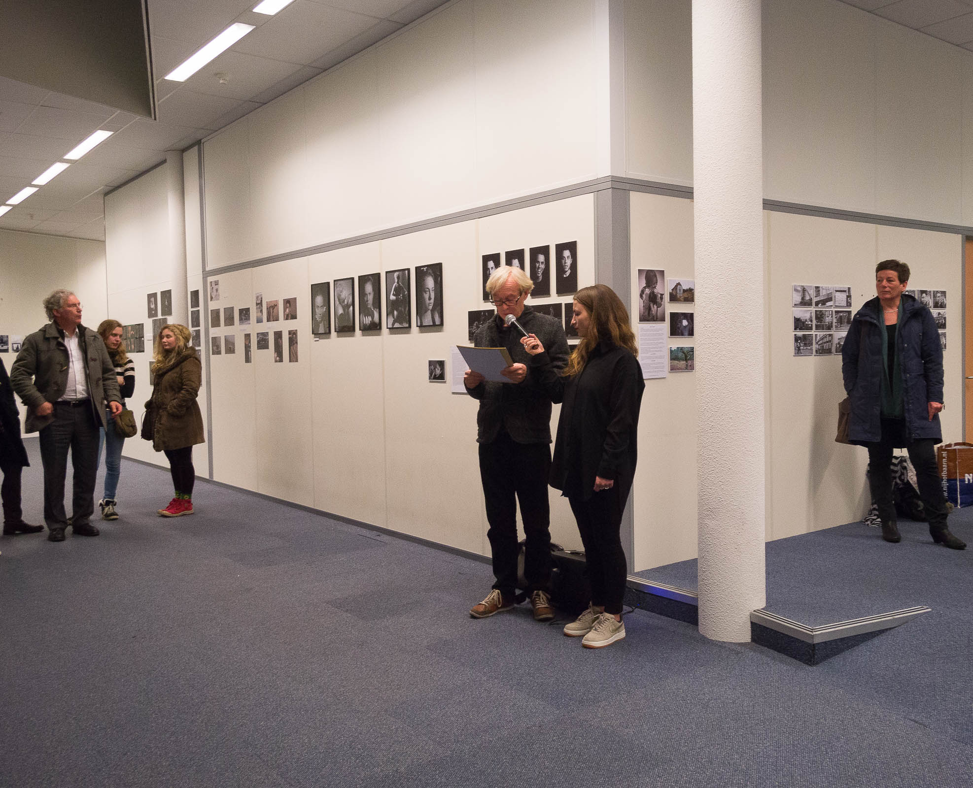 Giving a speech for my students in Amsterdam